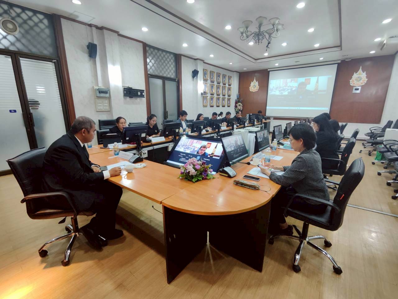 title - สวผ.จัดประชุมความคืบหน้าข้อเสนอโครงการความร่วมมือไทย - รัสเซีย ระหว่าง  State University of Land Use Planning (GUZ) และ ส.ป.ก.